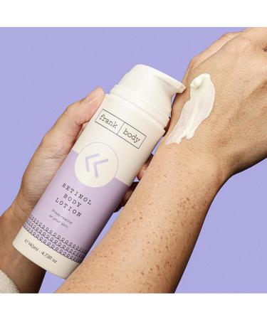 frank body Retinol Body Lotion | Vegan Anti-Aging Moisturizer | Reduce Fine Lines & Hyperpigmentation | 4.73 fl oz - Buy Online on SooperMarket.com