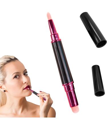 Retractable Lip Brush Concealer Makeup | Lipstick blending brush | Retractable lip brush | Precision lip brush | Lipstick applicator brush | Lip Brush For Lipstick | Gold Retractable Lip Makeup Brush - Buy Online on SooperMarket.com