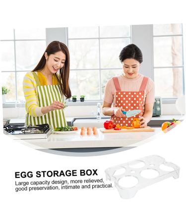 OSALADI Egg Holder Storage 3pcs egg storage racks egg holder refrigerator refrigerator egg storage drawer egg rack - Buy Online on SooperMarket.com