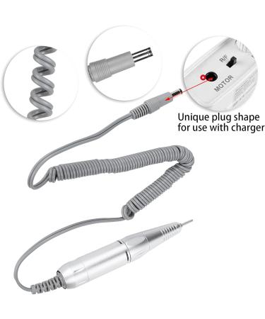 Nail Drill Handpiece Electric Nail Drill Pen Handle Handpiece for Manicure Nail Drill Replacement Handpiece for Nail Polisher Grinder Handpiece Pen Nail Drill Accessory - Buy Online on SooperMarket.com