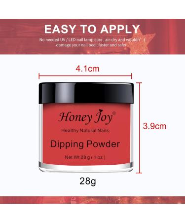 Honey Joy Dark Purple Nail Dip Powder 1oz (Dip-WD15) - Acrylic Color Pigment for Fine Dipping - Buy Online on SooperMarket.com