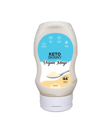 Keto Skinny Vegan Mayo Sauce - Sugar Free Suitable for Vegans Free from Artificial Flavourings Sauce with Sweetener | Keto Diet Sauce (300ml) Pack of 1 Vegan Mayo 300 ml (Pack of 1)