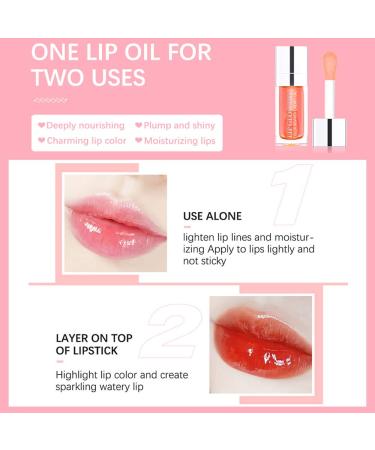 ZARICS Plumping Lip Oil - Raspberry Tinted Lip Balm for Hydrating and Nourishing Lip Care - Buy Online on SooperMarket.com