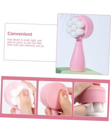 Mikinona Double Sided Facial Cleansing Brush - Manual Face Washer & Exfoliator for Deep Clean Skin Care - Buy Online on SooperMarket.com