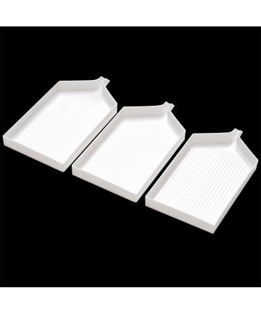 Huacan 3pcs Large Diamond Painting Trays  Diamond Painting Accessories and Tools Kits for Adults