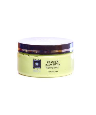 Dead Sea Body Butter Pineapple Mango - Thick and Creamy Skin Softener Leaves The Skin Silky Smooth and Refreshed.