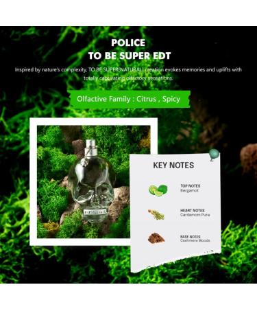Police To Be SuperNatural for Unisex - 4.22 oz EDT Spray - Buy Online on SooperMarket.com