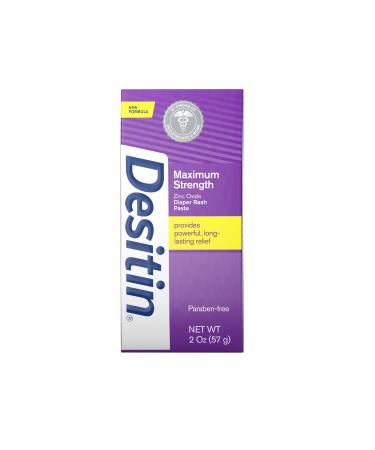 DESITIN Maximum Strength Original Paste 2 oz (Pack of 8) 2 Ounce