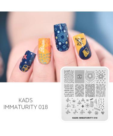 Alexnailart Nail Stamp Plates - Durable Metal Stencils for Stunning Nail Designs | International Shipping Available - Buy Online on SooperMarket.com