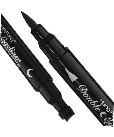 PLAFOPE 4pcs Eyeliner Makeup Pencils for Eyes Ink Liner Makeup Long-lasting Eye Pencil Eye Stamp Black Abs - Buy Online on SooperMarket.com