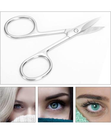 Stainless Steel Cuticle Scissors Eyebrow Trimmer Scissors Nail Scissors Premium Manicure Scissors for Manicure Pedicure Eyebrows Beard - Buy Online on SooperMarket.com