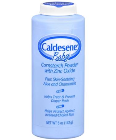 Caldesene Baby Cornstarch Powder With Zinc Oxide 5 oz (Value Pack of 3)