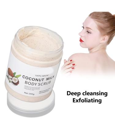 Exfoliating Body Scrub Cream - Coconut Moisturizing Skin Care | 350g Hydrating & Refreshing Scrub for Deep Cleansing - Buy Online on SooperMarket.com