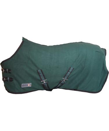 Buy RL24 Sweat Rug BASICLINE - Breathable Fleece Transport Blanket for Horses Dark Green 125cm | International Shipping - Buy Online on SooperMarket.com