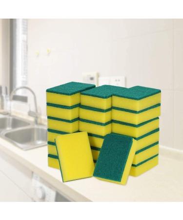 20 Pack Multi-Use Heavy Duty Scrub Sponge Extra Thin Magic Cleaning Sponges Eraser Sponge for Kitchen Bathroom Furniture Leather Car & Steel - Buy Online on SooperMarket.com