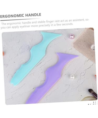 Hemoton 2pcs Eye Makeup Tools Eyeliner Stencils Eyeliner Applicator Tool Mascara Drawing Aid Tool Eyeliner Guard Make up Aid Tools Eyeliner Make up Silicone Eye Make up Tools 15x5.7cm - Buy Online on SooperMarket.com