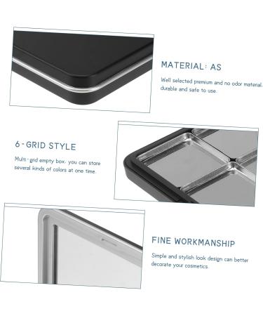FOYTOKI 1 Set Eye Shadow Box DIY Blusher Container Fillable Eyeshadow Container Refillable Blusher Container Travel Eyeshadow Container Refillable Lipstick Container Makeup Supplies - Buy Online on SooperMarket.com