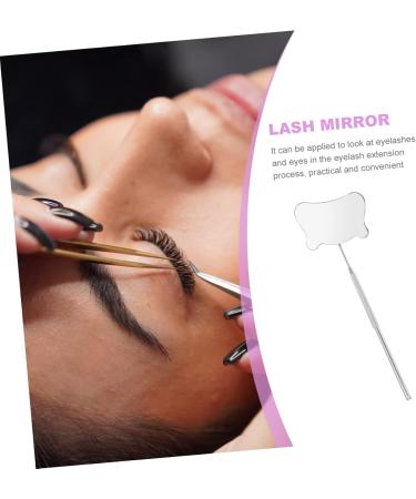 DOITOOL Grafting Eyelash Mirror - Portable Handheld Makeup & Lash Extension Mirror | 18x6.2CM for Salon Use - Buy Online on SooperMarket.com