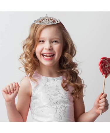 6Pcs Girls Crystal Tiara Crown Set - Silver Rhinestone Bride Headband for Birthday, Wedding, Prom - Women's Hair Accessories for Costume Parties - Buy Online on SooperMarket.com