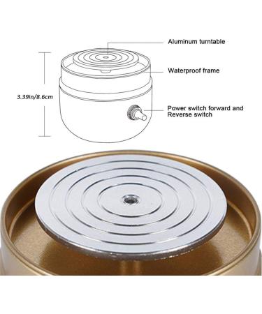 Mini Electric Pottery Wheel Machine | Adjustable Speed with Tray | Ideal for Kids, Beginners, and Ceramics Art | Red - Buy Online on SooperMarket.com