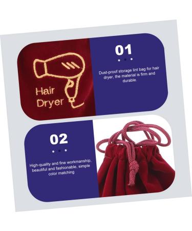MUSISALY 4pcs Storage Bag Hair Dryer Case Tote Bag for Travel Blow Dryer Travel Bag Drawstring Bags Fabric - Buy Online on SooperMarket.com