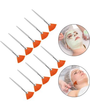 Exquisite Soft and Elastic Fan-Shaped Comfortable Facial Mask Brushes Facial Mask Applicator Brushes for DIY Facial Masks Beauty Salons - Buy Online on SooperMarket.com