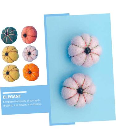 EXCEART 10pcs Felt Pumpkins Pompoms for Crafts Pumpkin Hairpin Clothes Sewing Materials Finished Product Random Color 10pcs 2X2CM - Buy Online on SooperMarket.com
