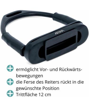 AMKA Joint Black Safety Stirrups - 10 12 13 cm Step Width | International Shipping - Buy Online on SooperMarket.com
