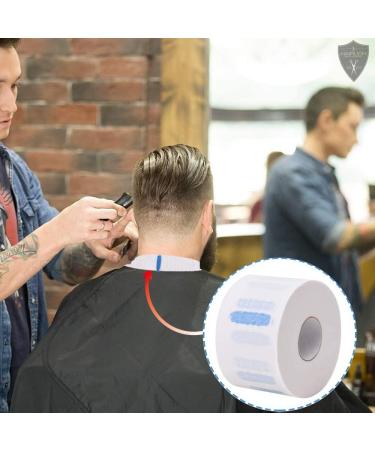 Hairlich Barbershop Hairdressing Collars for Protection Against Hair Hygienic Neck Protection Disposable Crepe Paper for Neck Hairdressing Supplies Neck Paper 1 Rod - 5 Rolls 500 Sheets - Buy Online on SooperMarket.com