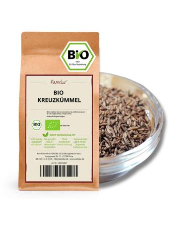 Camelur 250g organic cumin (cumin) completely - aromatic cumin seeds in the best organic quality without additives - the perfect spice for falafel - packed in environmentally friendly packaging 250 g (1 Pack)