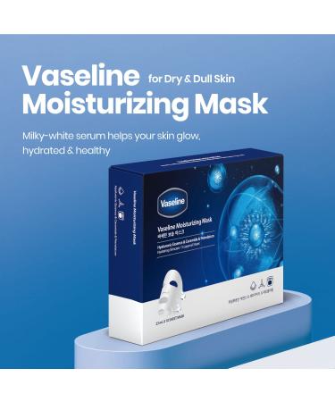 Vaseline Moisturizing Face Mask Sheet - Hydration & Skin Barrier Repair | 10 Pack Made in Korea - Buy Online on SooperMarket.com