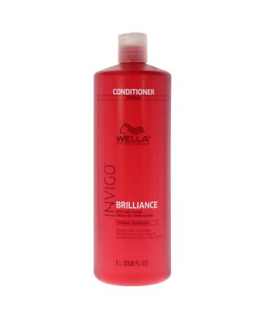 Wella Invigo Brilliance Conditioner for Fine Hair for Unisex - Conditioner 33.8 ounces