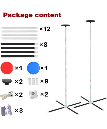 2-in-1 Limbo Yard Game with LED Lights for Adults, Kids & Families - Great for Camping, Beach, Lawn - Outdoor Fun! - Buy Online on SooperMarket.com