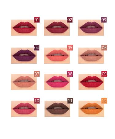 Aseawave Lip Liner Pencil Set - 12pcs High Pigmented Creamy Matte Lip Liners for Girls and Women - Lip Makeup Gift for Daily, Travel, Party, Work - Buy Online on SooperMarket.com