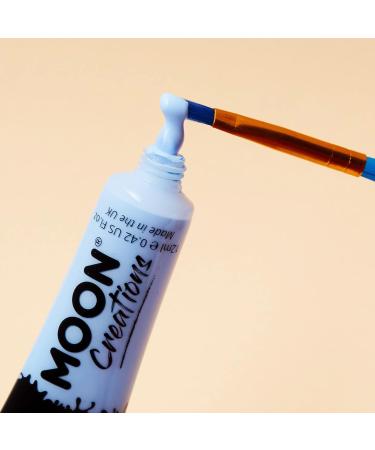 Moon Creations Black Face & Body Paint Tubes - 12ml - Ready to Use, No Flake, Cruelty Free - Made in UK - Ideal for Kids, Adults, Fancy Dress, Festivals, Halloween & More - Buy Online on SooperMarket.com