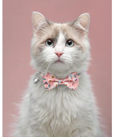 Shop Tagme Cats Collars - Personalized Name & Phone Number Safety Closure & Bell - Baby Pink Kitten Neck Band - 1 Pack - Buy Online on SooperMarket.com