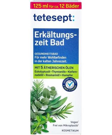Tetesept Cold Time Bath 125 ml - Relieve Cold Symptoms | International Shipping - Buy Online on SooperMarket.com