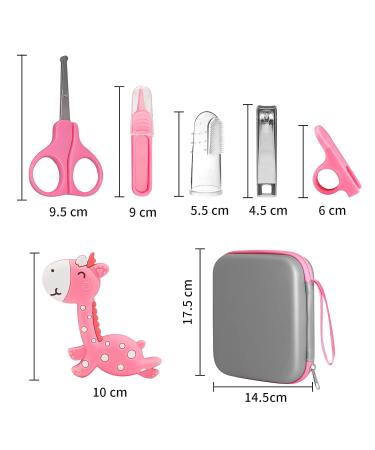Unipampa Baby Care Set - Complete 14-Piece Newborn Accessories & Healthcare Kit (Pink) for All-in-One Baby Care - Buy Online on SooperMarket.com