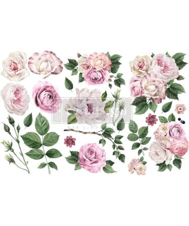 Redesign Decor Transfers- Delicate Roses 6x12 | Valentine's Day & Easter Decor | Kids & Mother's Day Gift - Buy Online on SooperMarket.com