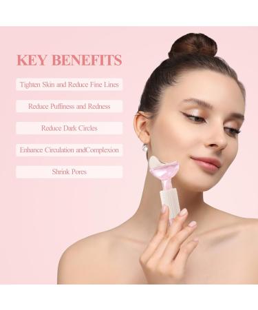 Buy Ice Globes for Facials Tighten Skin Reduce Puffiness & Enhance Circulation (Pink) | International Shipping Available - Buy Online on SooperMarket.com