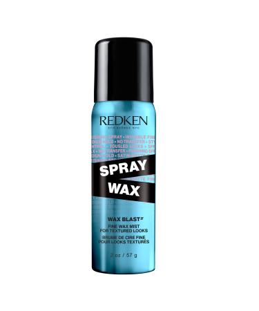 Redken Spray Wax Invisible Texture Mist | High Impact Finishing Spray-Wax | Adds Volumizing Body Dimension & Tames Flyaways | Medium Control |For All Hair Types 2 Ounce (Pack of 1)