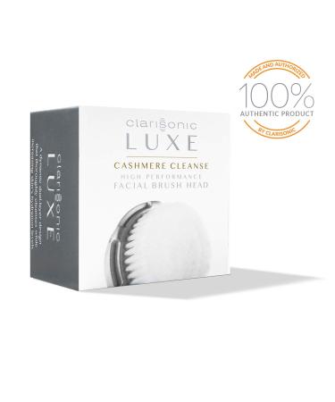 Clarisonic Luxe Cashmere Facial Cleansing Brush Head Replacement - Hydrating Face Brush for Dry, Sensitive Skin - Buy Online on SooperMarket.com