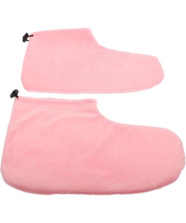FOMIYES 3 Pairs Wax Warm Foot Cover Refill Pink Cotton Foot Mask - Buy Online on SooperMarket.com