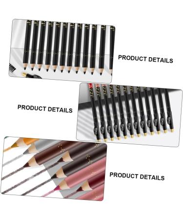 BELLIFFY 12pcs Lip Liner Eyeliner Makeup Supplies Gel Eyeliner Long Lasting Eyeliner Gray Eyeliner Plastic - Buy Online on SooperMarket.com