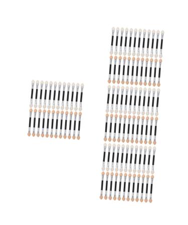 HAPINARY 96 Pcs Latex Eye Shadow Stick Eyeshadow Double Sided Eyelid Applicator Plastic