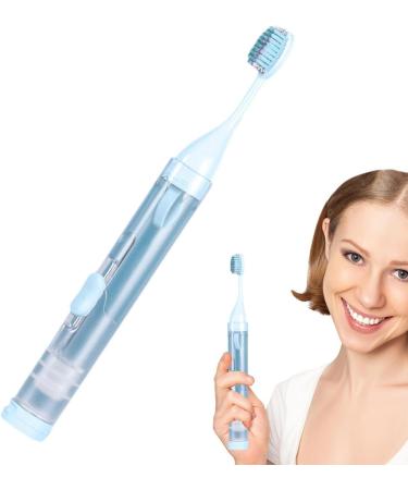 VISIBLURRY Travel Toothbrush Set - Foldable & Comfortable Tooth Cleaning Solution | Perfect for Excursions Camping & Business Trips - Buy Online on SooperMarket.com