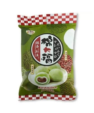 Royal Family Marshmallow Daifuku - Matcha & Red Bean Mochi 120g