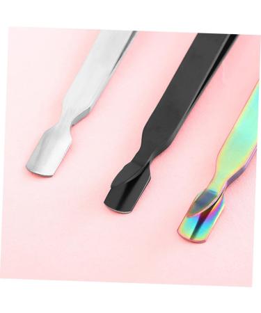 FOMIYES 1pc Tweezers Nail Art Clip Nail Pincher Manicure Tool 17*0.9cm Silver - Buy Online on SooperMarket.com