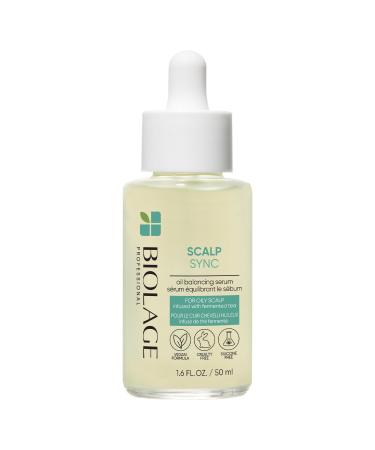 Biolage Scalp Sync Oil Balancing Serum | Absorbs & Reduces Excess Oil | For Oily Scalp | Paraben & Silicone-Free | Vegan | Cruelty Free | Lightweight Leave-In Serum For Oil Reduction