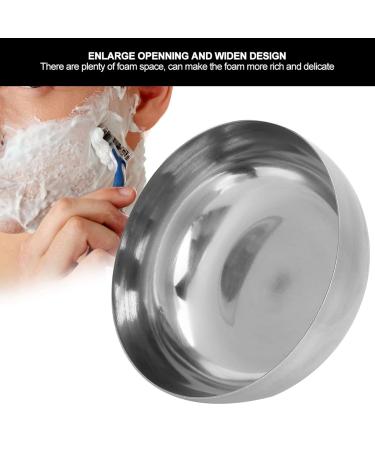 Ankroyu Razor-Soap Peel - Premium Men's Stainless Steel Shaving Bowl & Lid | Beard Care & Foam Cup | Ultimate Shaving Tool (Silver) - Buy Online on SooperMarket.com